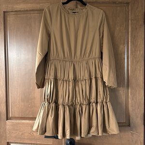 NWT tiered long sleeve mini dress